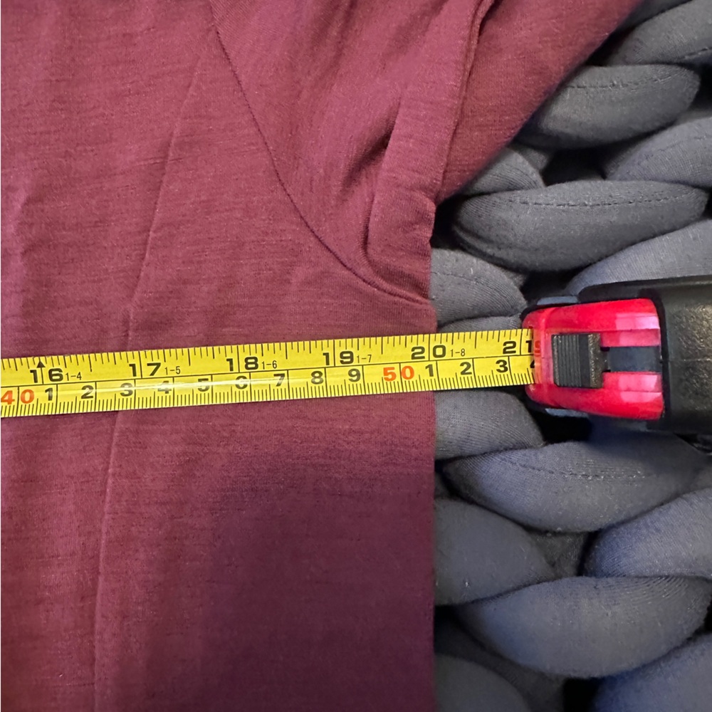 Unbound Merino Men's Compact Travel Hoodie - Oxblood Small - Picture 9 of 9